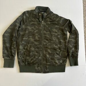 Members Only Women’s Green Camouflage Puffer Jacket
